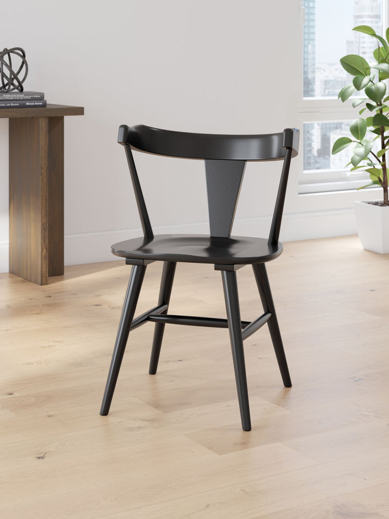 Gretlynn - Dining Room Side Chair (Set of 2) - Black - R&R Furniture Gallery (Fountain Valley, CA)