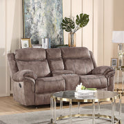 Zubaida - Sofa w/USB Dock & Console(Motion) - R&R Furniture Gallery (Fountain Valley, CA)