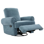 Manual Swivel Recliner Rocker Chair With Adjustable Backrest - R&R Furniture Gallery (Fountain Valley, CA)