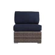 Modern Patio Rattan Sectional Set With Cushions - R&R Furniture Gallery (Fountain Valley, CA)