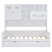 Daybed With All-In-One Cabinet And Shelf - R&R Furniture Gallery (Fountain Valley, CA)