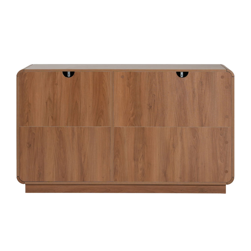 Sideboard, Wide Storage With 2 Doors And 3 Drawers - R&R Furniture Gallery (Fountain Valley, CA)