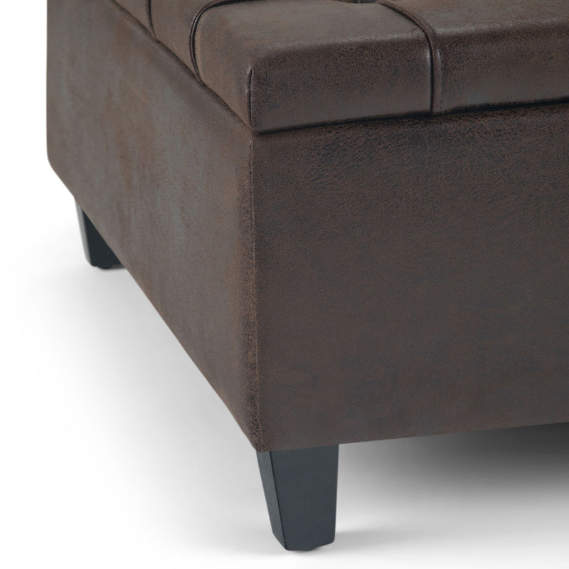 Harrison - Large Coffee Table Storage Ottoman - R&R Furniture Gallery (Fountain Valley, CA)