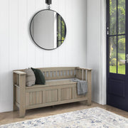 Acadian - Entryway Storage Bench, Handcrafted - R&R Furniture Gallery (Fountain Valley, CA)