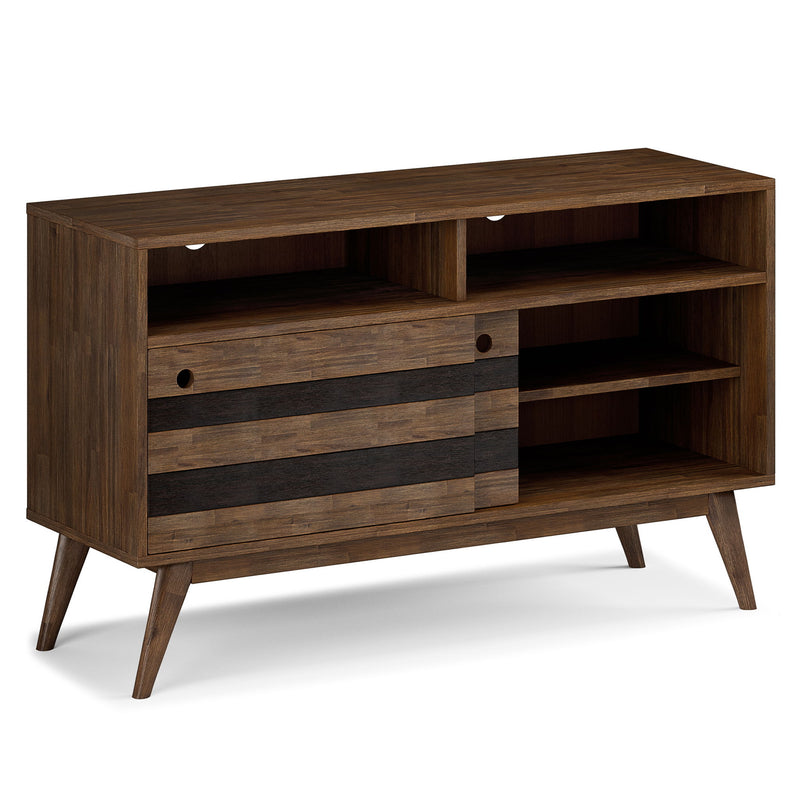 Clarkson - TV Stand - Rustic Natural Aged Brown - R&R Furniture Gallery (Fountain Valley, CA)
