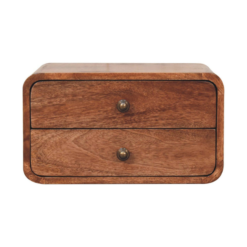Curved Wall Mounted Bedside Nightstand - R&R Furniture Gallery (Fountain Valley, CA)