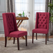 Sophisticated Tufted Dining Chair With High Back Design - R&R Furniture Gallery (Fountain Valley, CA)