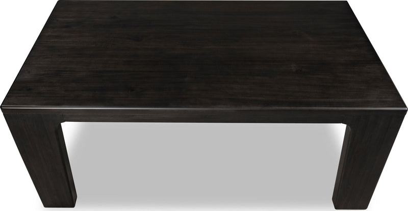 Zamba Rectangular Acacia Wood Dining Table in Jaguar