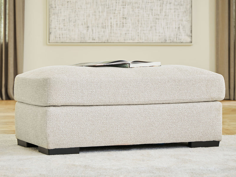Conlee-Pike - Ottoman - Linen - R&R Furniture Gallery (Fountain Valley, CA)