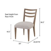 Ladderback Side Dining Chair (Set of 2) - R&R Furniture Gallery (Fountain Valley, CA)