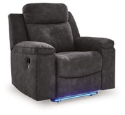 Brysonview - Zero Wall Recliner - Charcoal - R&R Furniture Gallery (Fountain Valley, CA)