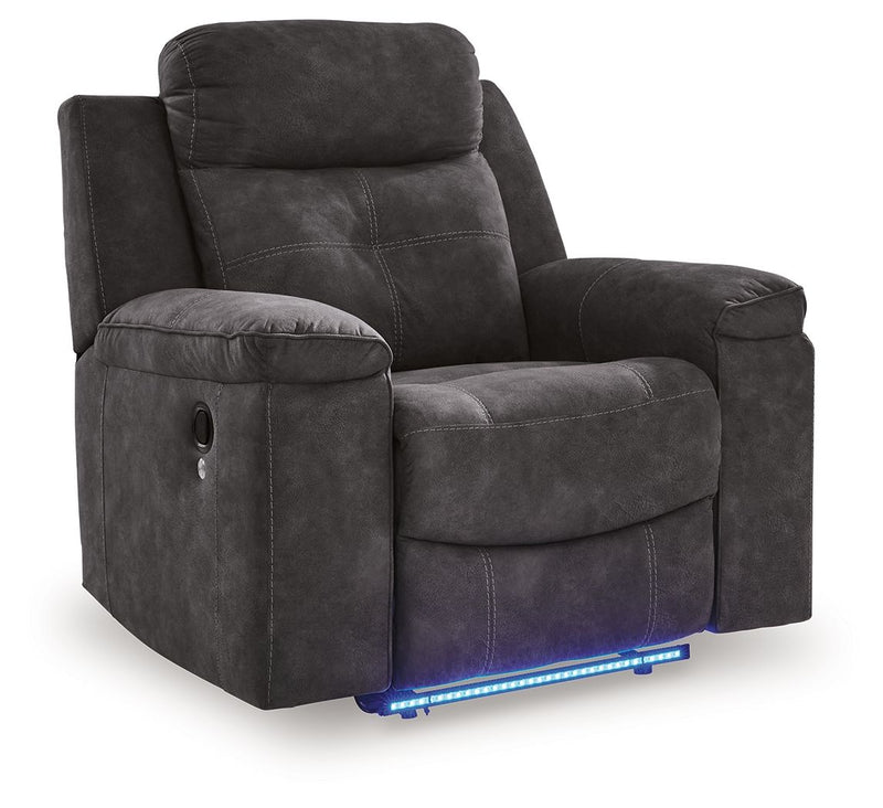 Brysonview - Zero Wall Recliner - Charcoal - R&R Furniture Gallery (Fountain Valley, CA)