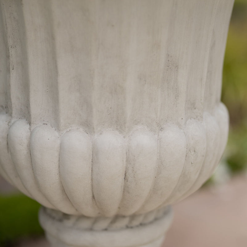 Classic Italian Urn Planter - Antique White - R&R Furniture Gallery (Fountain Valley, CA)