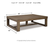 Cariton - Rectangular Cocktail Table - Gray - R&R Furniture Gallery (Fountain Valley, CA)