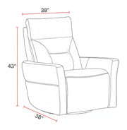 Remmington - Power Swivel Glider Recliner - R&R Furniture Gallery (Fountain Valley, CA)