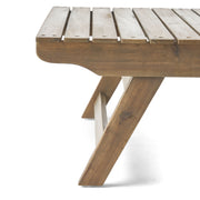 Sedona - Outdoor Side Table With Open Slat Design - R&R Furniture Gallery (Fountain Valley, CA)