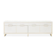 Palm Gate - Media Cabinet - Cloud White - R&R Furniture Gallery (Fountain Valley, CA)