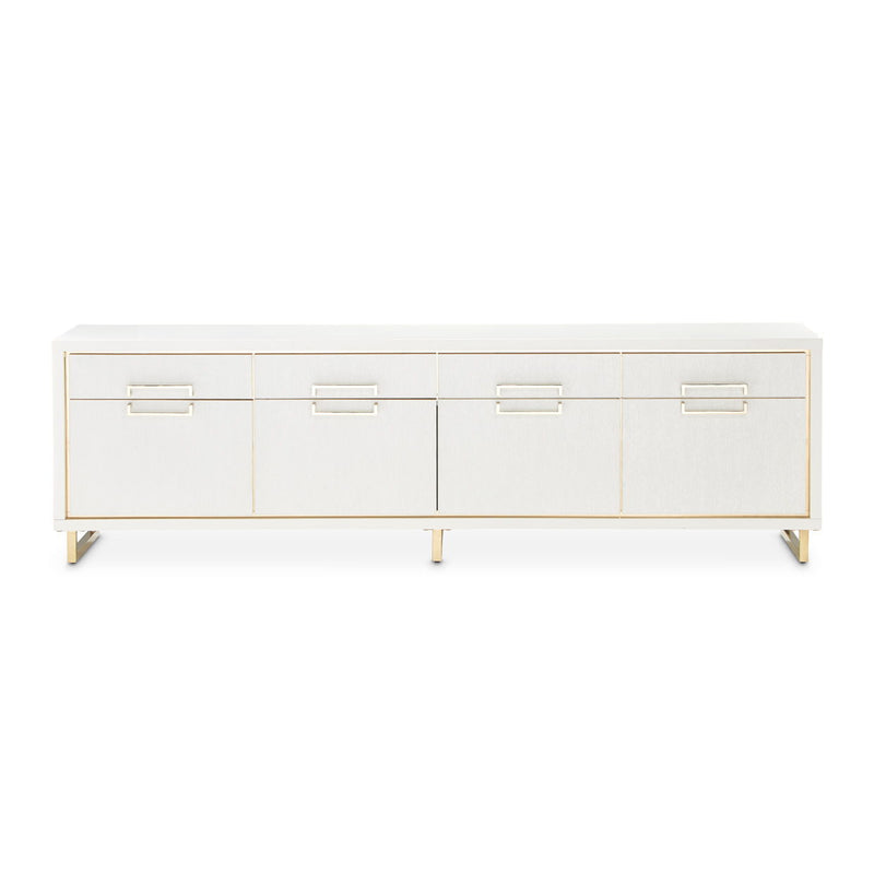 Palm Gate - Media Cabinet - Cloud White - R&R Furniture Gallery (Fountain Valley, CA)