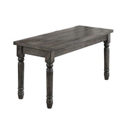 Wallace - Bench - Weathered Gray - R&R Furniture Gallery (Fountain Valley, CA)
