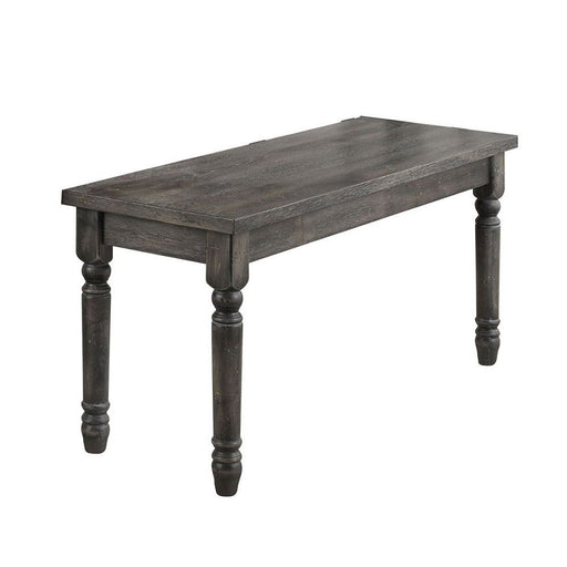 Wallace - Bench - Weathered Gray - R&R Furniture Gallery (Fountain Valley, CA)