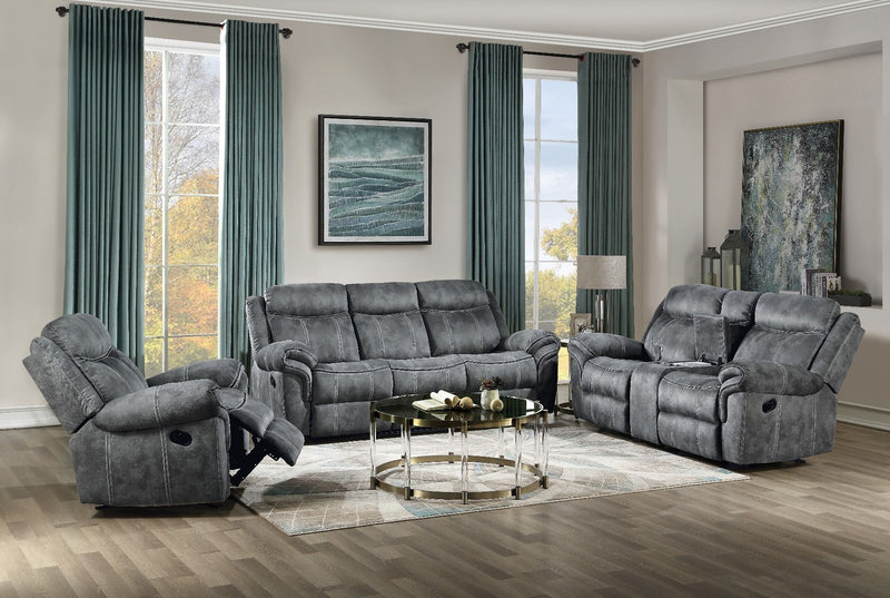 Zubaida - Loveseat w/USB Dock & Console (Glider & Motion) - R&R Furniture Gallery (Fountain Valley, CA)