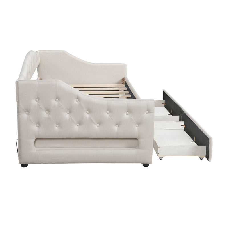 Daybed With LED Belt - R&R Furniture Gallery (Fountain Valley, CA)
