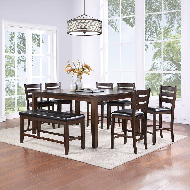 Urbana - Counter Height Table - Espresso - R&R Furniture Gallery (Fountain Valley, CA)