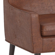 Robson - Accent Chair - Distressed Saddle Brown - R&R Furniture Gallery (Fountain Valley, CA)