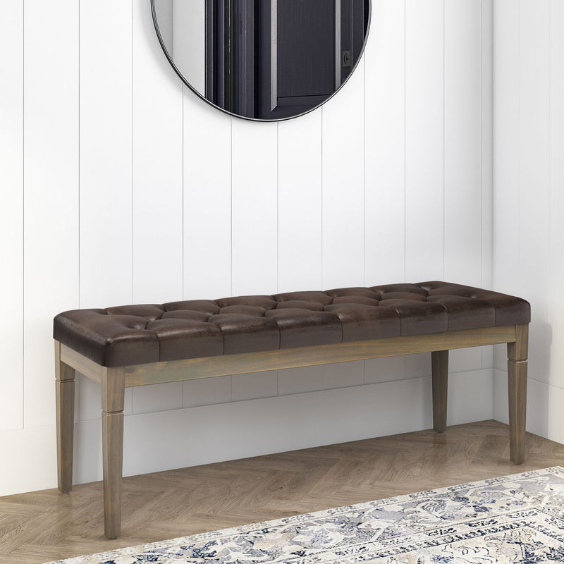 Waverly - Upholstered Tufted Ottoman Bench - R&R Furniture Gallery (Fountain Valley, CA)