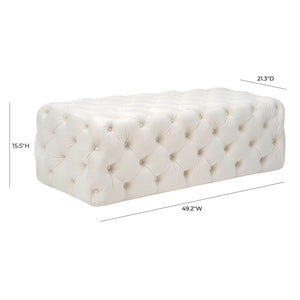 Kaylee - Velvet Ottoman