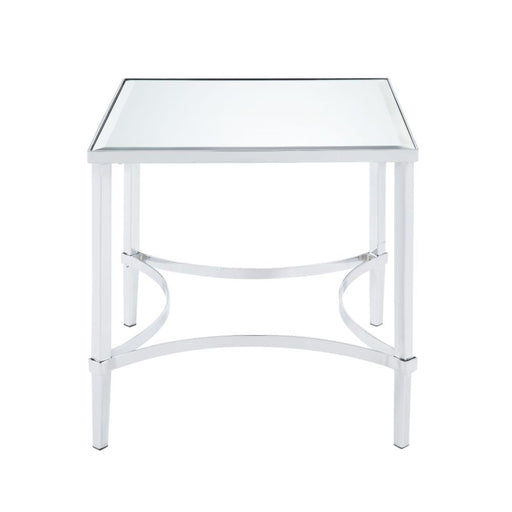 Petunia - End Table - Mirrored & Chrome - R&R Furniture Gallery (Fountain Valley, CA)