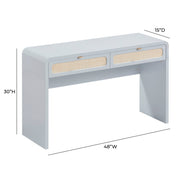 Patty - Rattan Console Desk - R&R Furniture Gallery (Fountain Valley, CA)
