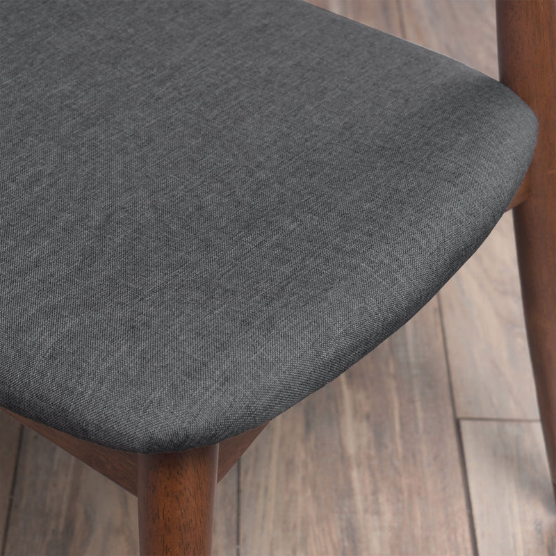 Retro Dining Chairs With Ergonomic Back (Set of 2) - R&R Furniture Gallery (Fountain Valley, CA)