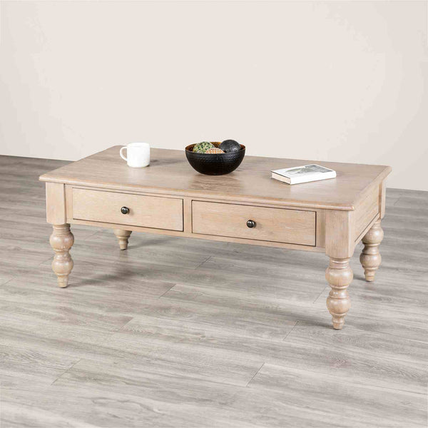 Rect. Cocktail Table, Light White Wash - FM49000AK-C