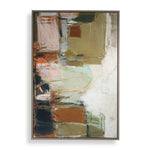 Palace Walls - Framed Abstract Art - Black / Blue / Brown / Green / Orange / Pink / Purple / White / Yellow