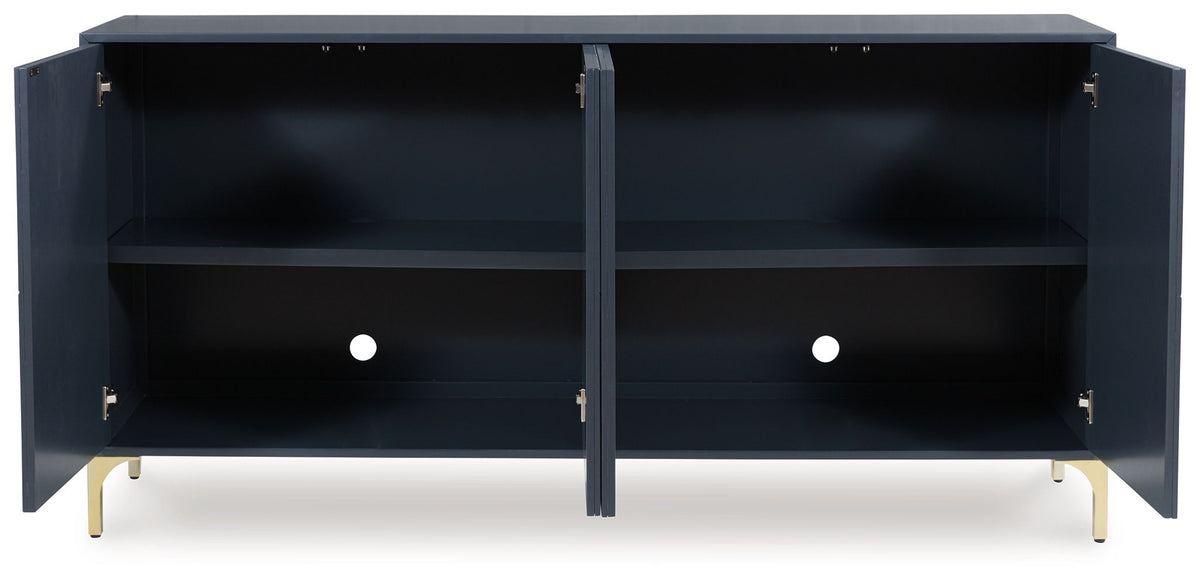 Loirwick - Accent Cabinet - Dark Blue - R&R Furniture Gallery (Fountain Valley, CA)