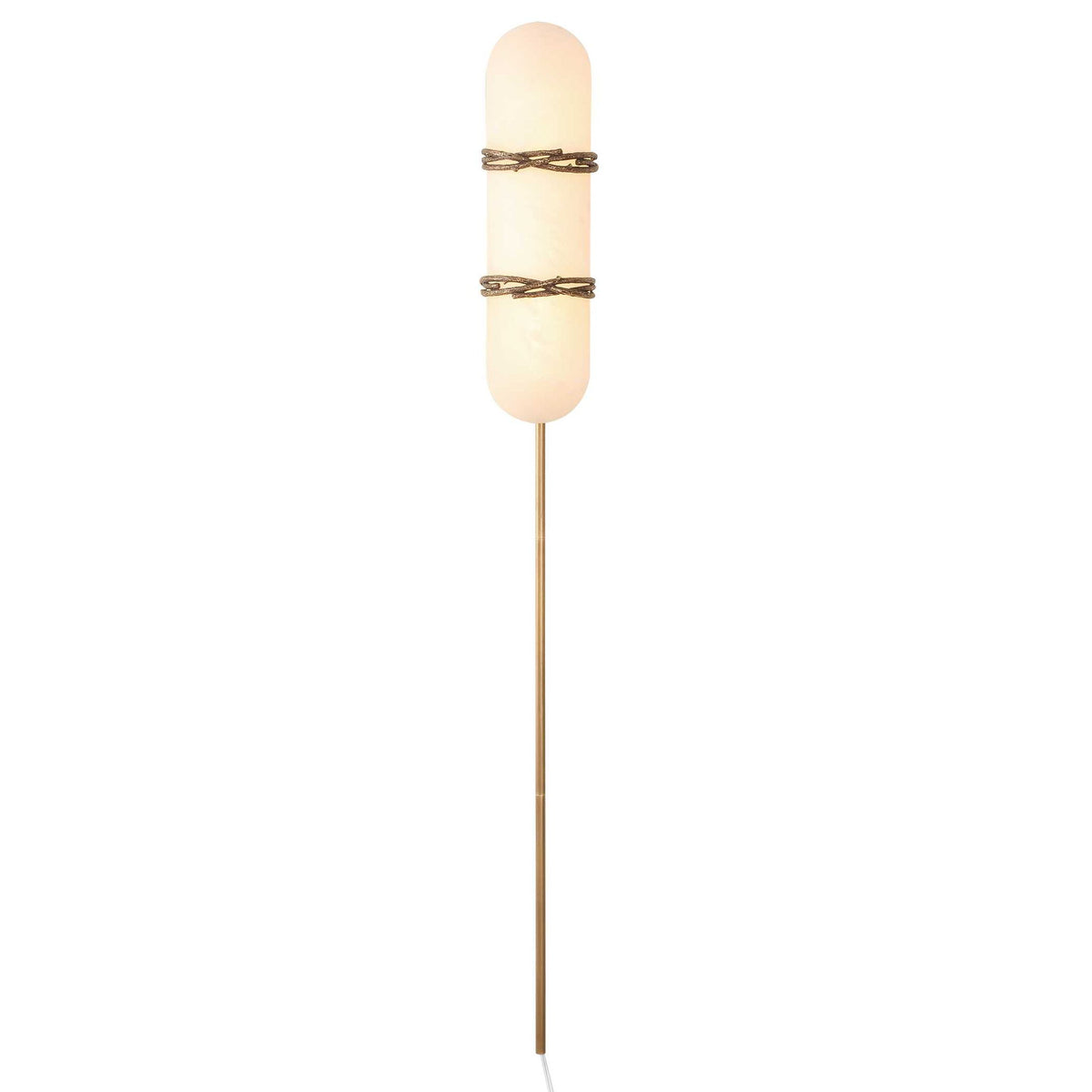 Entangled Vine - 1 Light Sconce - Brass / White