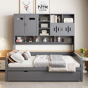 Daybed With All-In-One Cabinet And Shelf - R&R Furniture Gallery (Fountain Valley, CA)