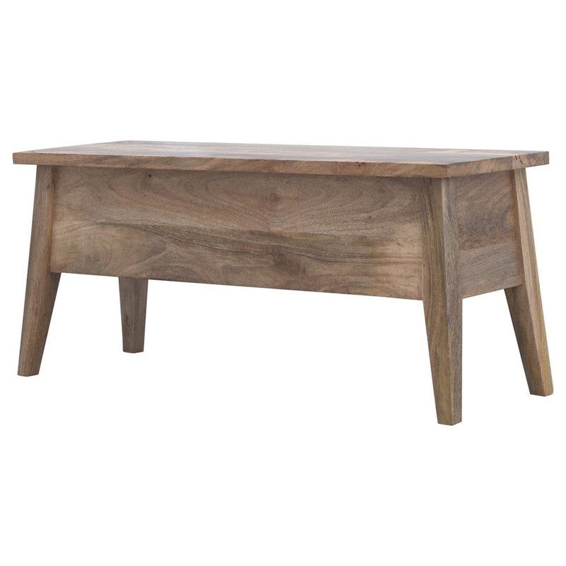 Lid Up Storage Bench - Oak - R&R Furniture Gallery (Fountain Valley, CA)