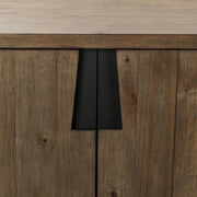 Lyra - 4 Door Buffet - Smoke Brown - R&R Furniture Gallery (Fountain Valley, CA)
