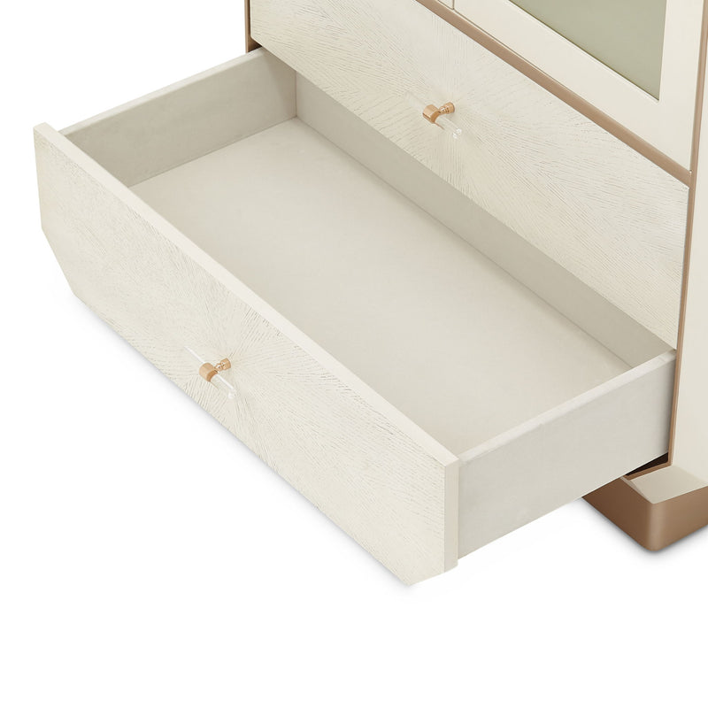La Rachelle - Display Cabinet - Champagne - R&R Furniture Gallery (Fountain Valley, CA)