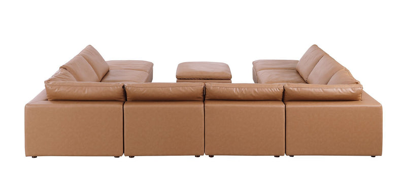 1100 - Top-Grain Italian Leather 11-Piece Sectional With Chaise