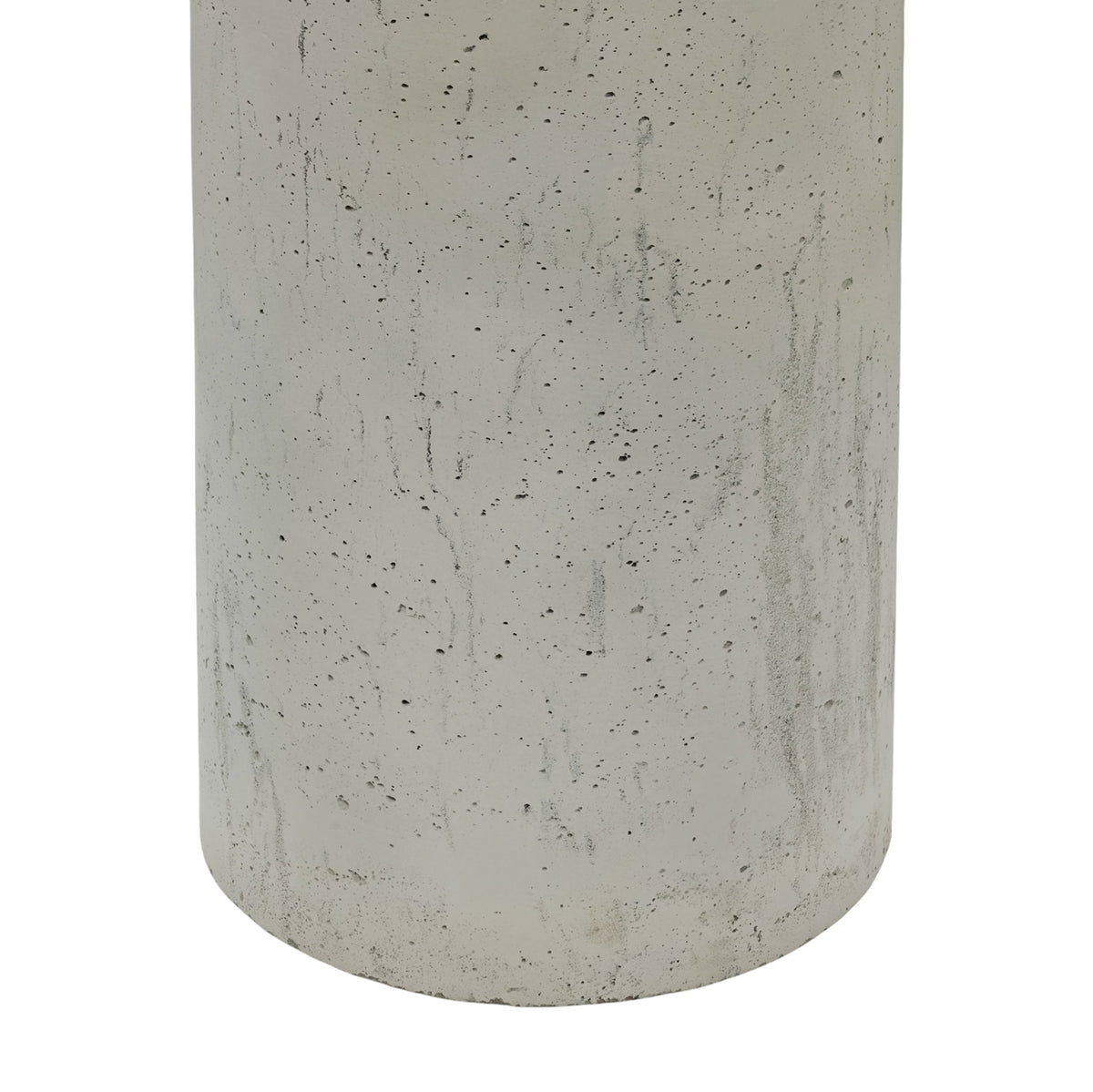 TOV Furniture Mondada concrete floor lamp with a modern, minimalist design and a textured cylindrical base in a contemporary setting.