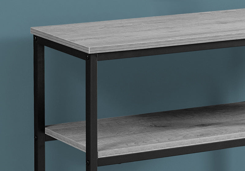 Accent Console Table For Entryway, Contemporary & Convenient Design - Gray - R&R Furniture Gallery (Fountain Valley, CA)