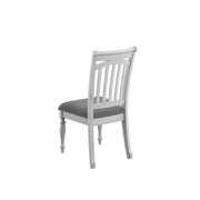 Slat Back Dining Chairs (Set of 2) - Gray - R&R Furniture Gallery (Fountain Valley, CA)