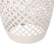 Noble House Roswell outdoor side table with mosaic tile top, weather-resistant design, perfect for patio or garden use