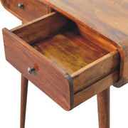 Curved Hallway Table - Chestnut - R&R Furniture Gallery (Fountain Valley, CA)