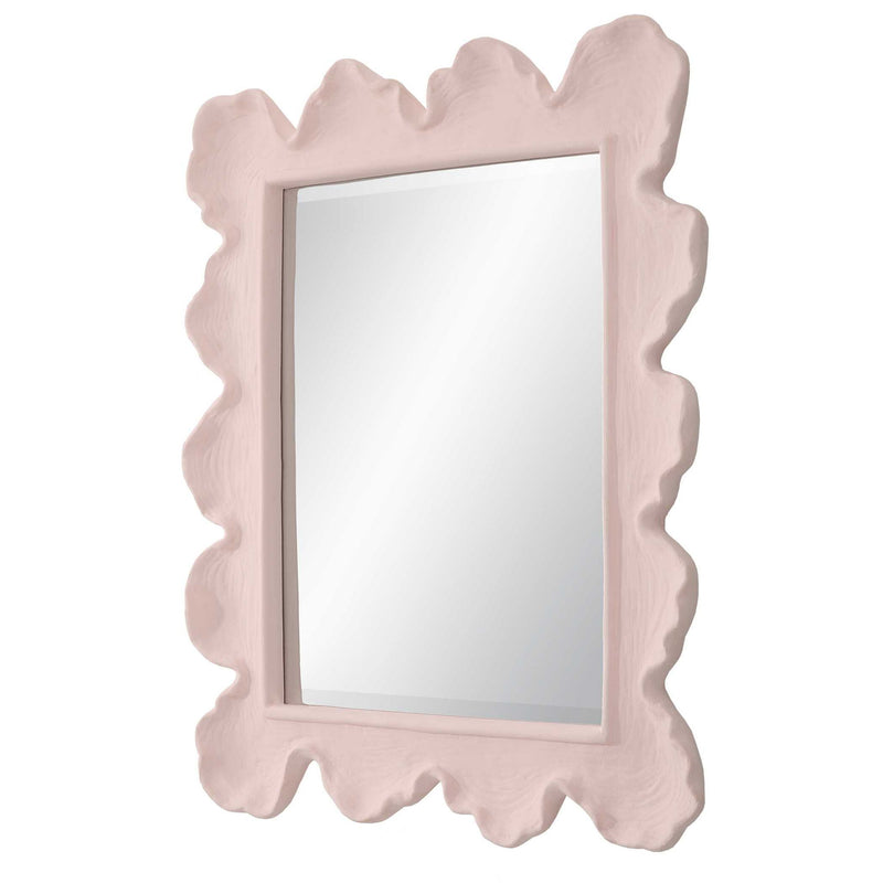 Uttermost Sea Coral wall mirror featuring a decorative coral-inspired frame, ideal for coastal or beach-themed interior decor.