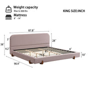 Elegant Upholstered Bed Frame - R&R Furniture Gallery (Fountain Valley, CA)