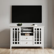 Bedford - Handcrafted Tall TV Media Stand - R&R Furniture Gallery (Fountain Valley, CA)
